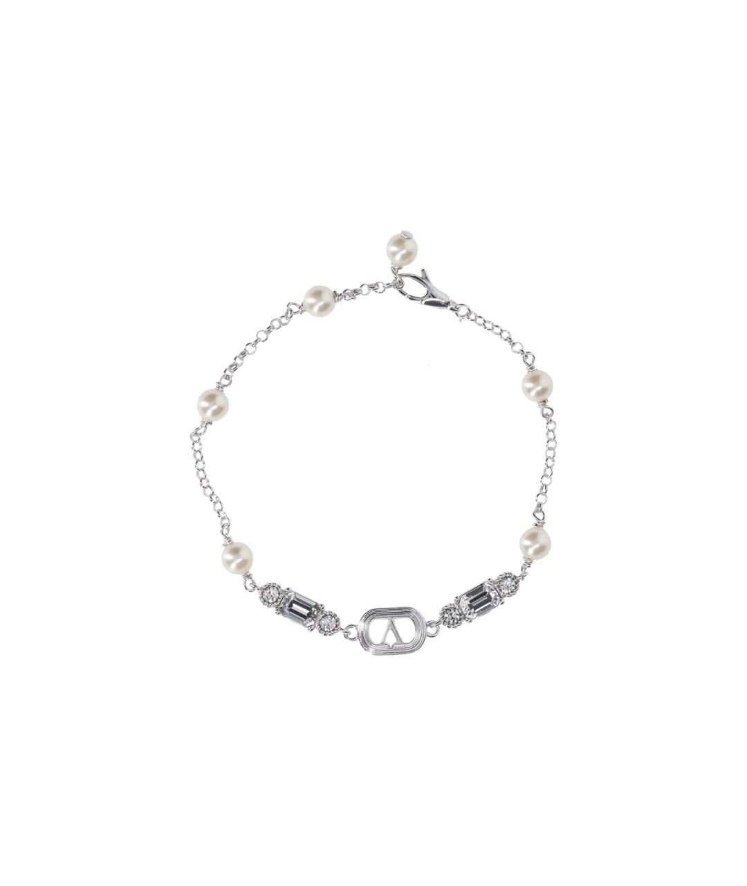 VALENTINO Серебрянный металлический браслет, фото 1