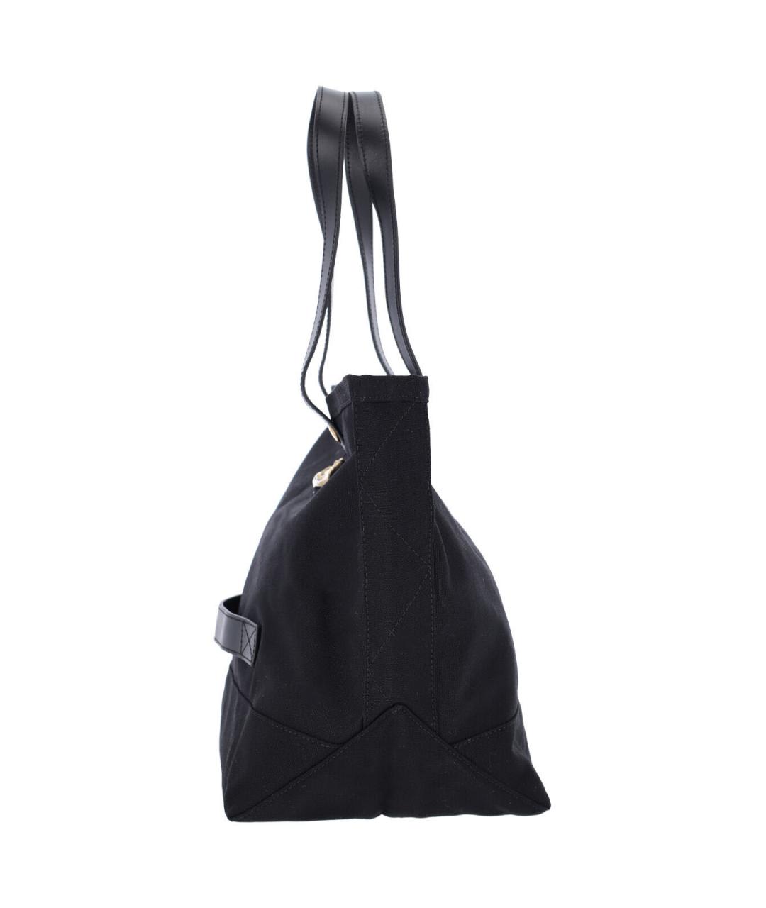 VIVIENNE WESTWOOD Черная хлопковая сумка тоут, фото 5