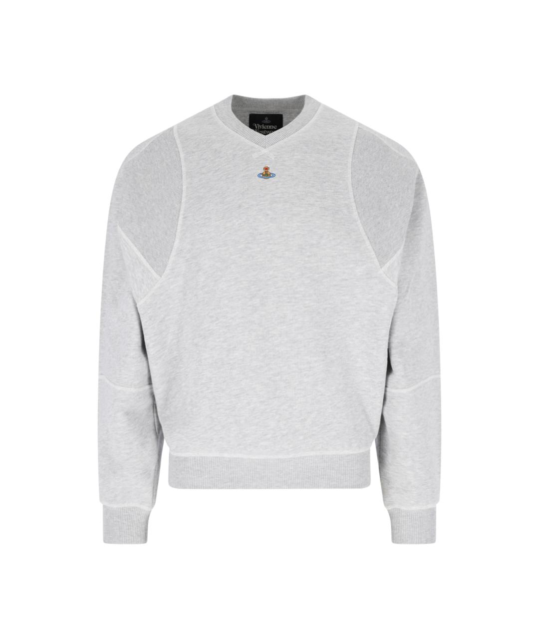 VIVIENNE WESTWOOD Серый хлопковый джемпер / свитер, фото 1