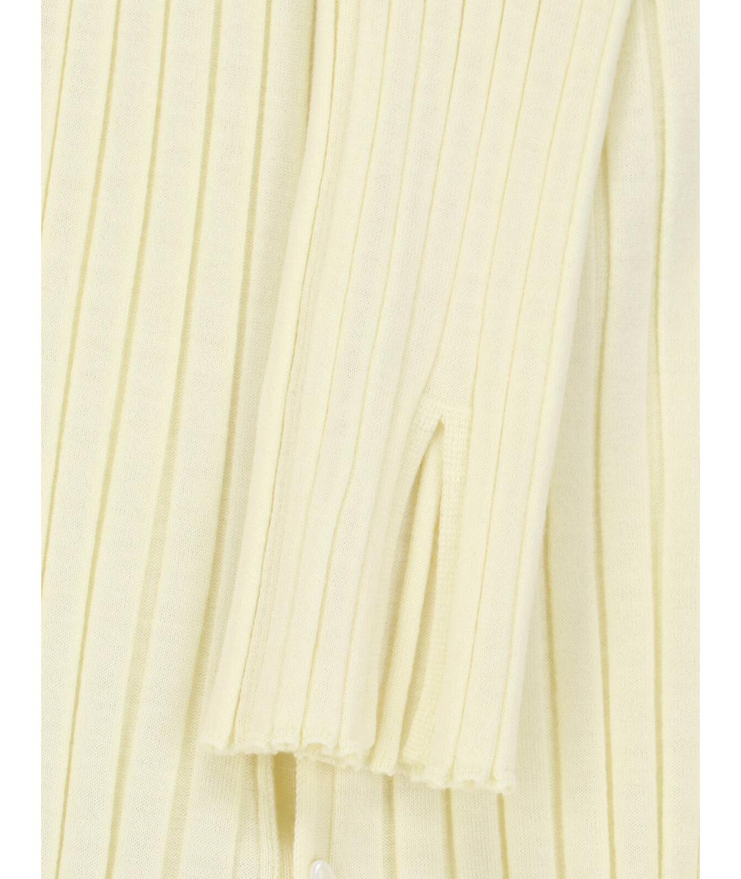 CALVIN KLEIN Желтый шерстяной джемпер / свитер, фото 5