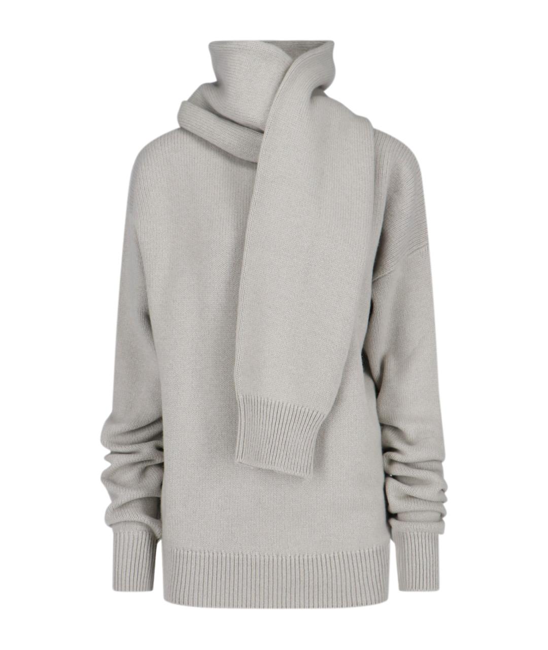 CALVIN KLEIN Серый кашемировый джемпер / свитер, фото 1