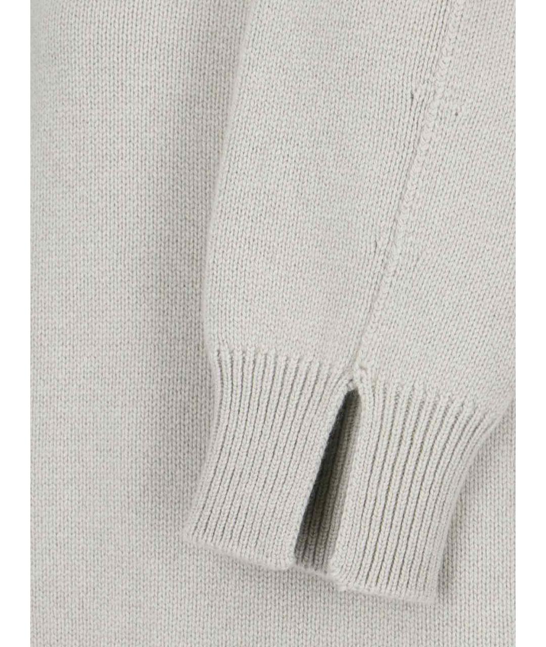 CALVIN KLEIN Серый кашемировый джемпер / свитер, фото 3