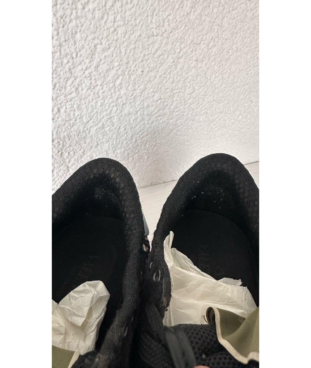 VALENTINO Черные кожаные кроссовки, фото 8