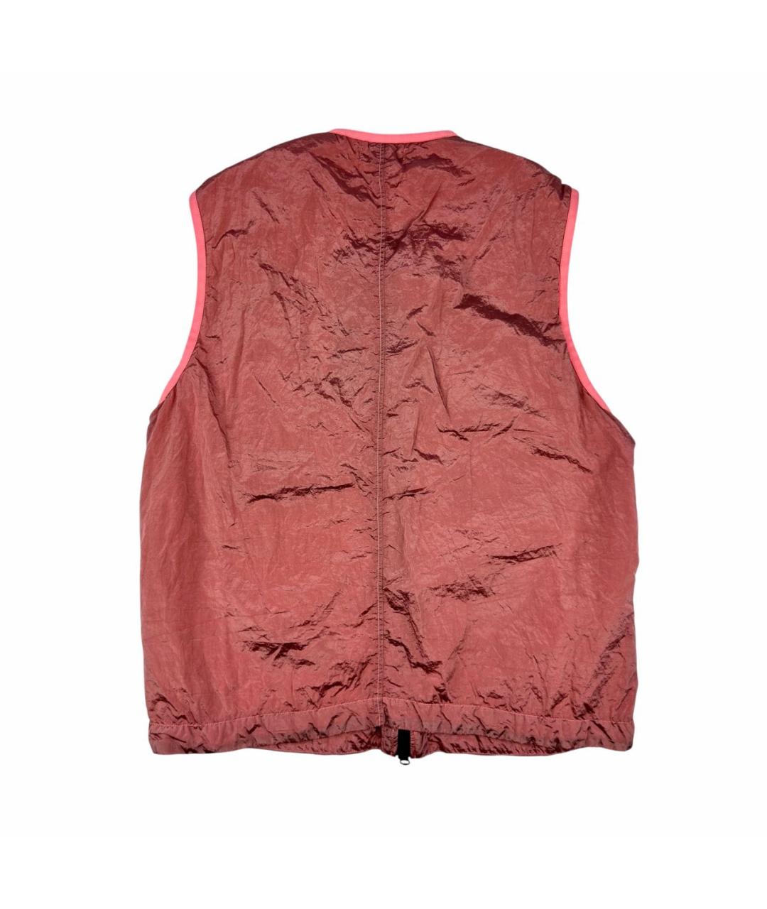 STONE ISLAND Коралловый полиамидовый жилет, фото 2