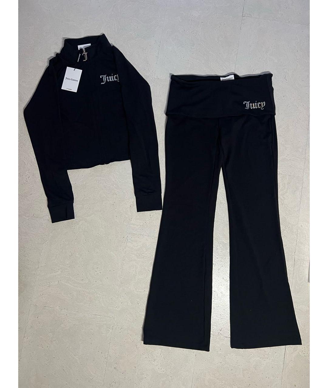 JUICY COUTURE Черный хлопковый спортивные костюмы, фото 2