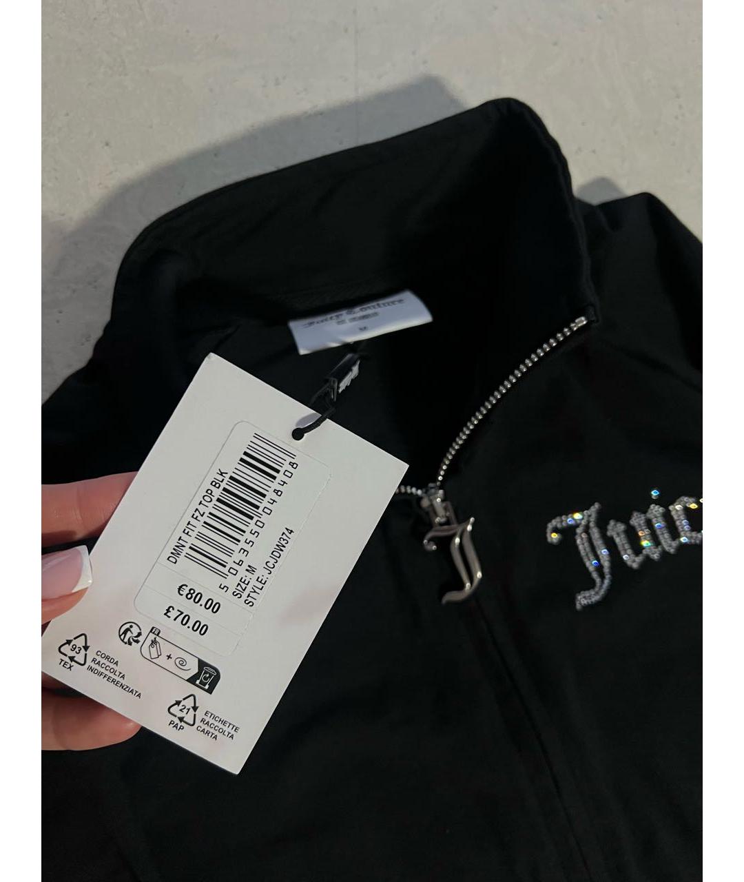 JUICY COUTURE Черный хлопковый спортивные костюмы, фото 5