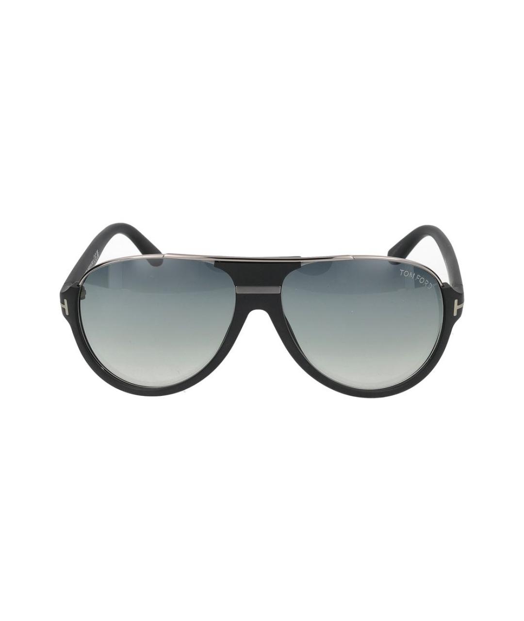 TOM FORD Черные пластиковые солнцезащитные очки, фото 2