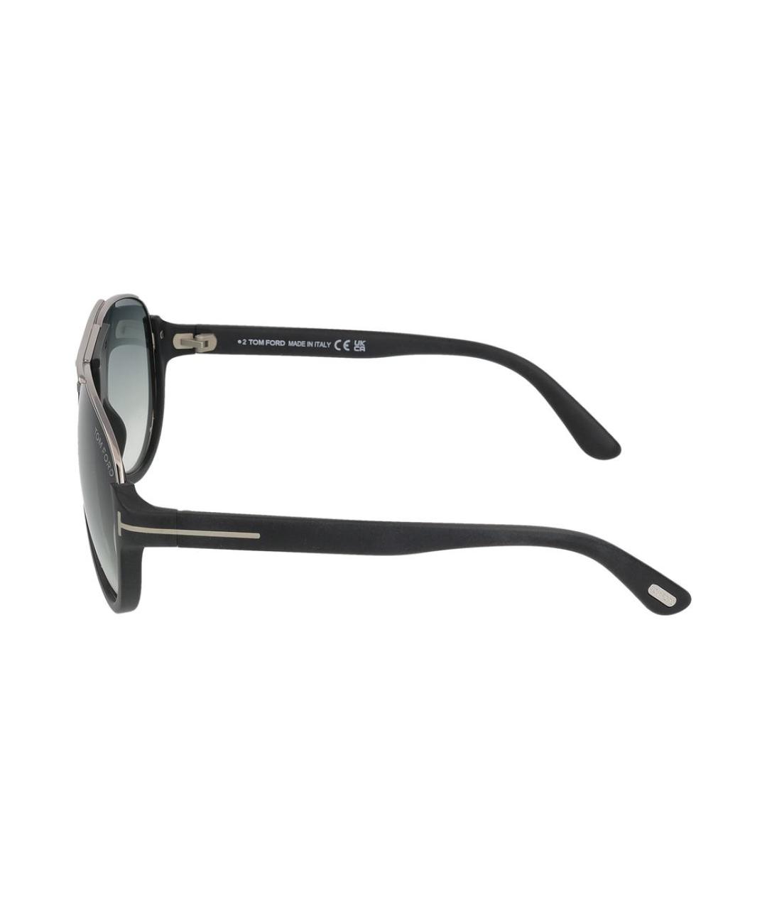 TOM FORD Черные пластиковые солнцезащитные очки, фото 3