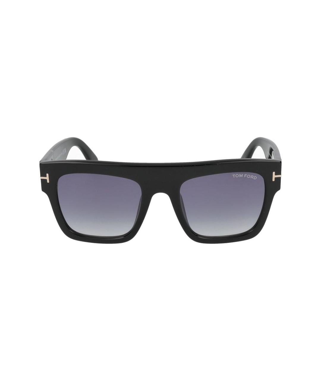TOM FORD Черные пластиковые солнцезащитные очки, фото 2