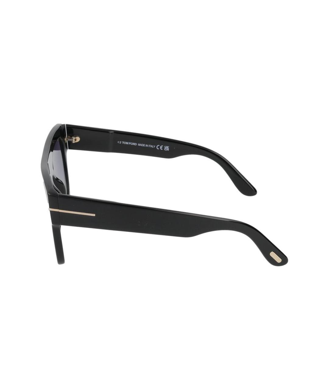 TOM FORD Черные пластиковые солнцезащитные очки, фото 5