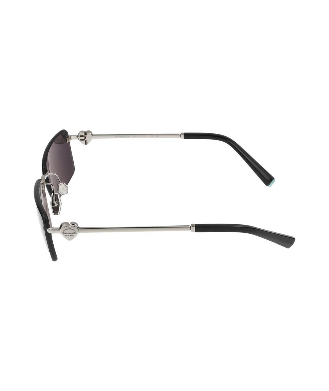 TIFFANY&CO Серебряные металлические солнцезащитные очки, фото 3