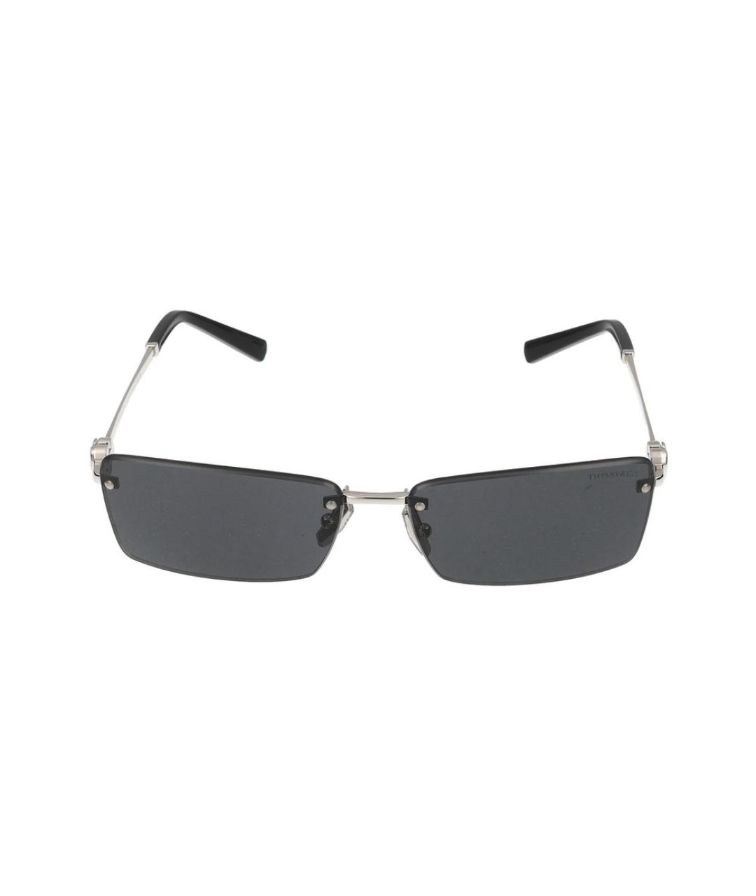 TIFFANY&CO Серебряные металлические солнцезащитные очки, фото 2