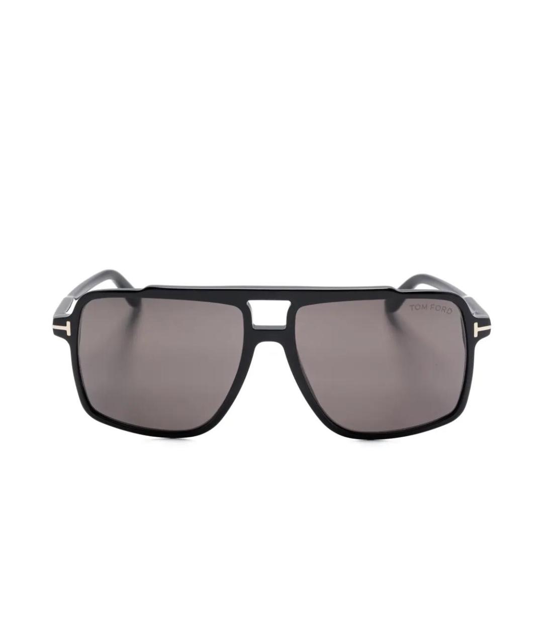 TOM FORD Черные пластиковые солнцезащитные очки, фото 2
