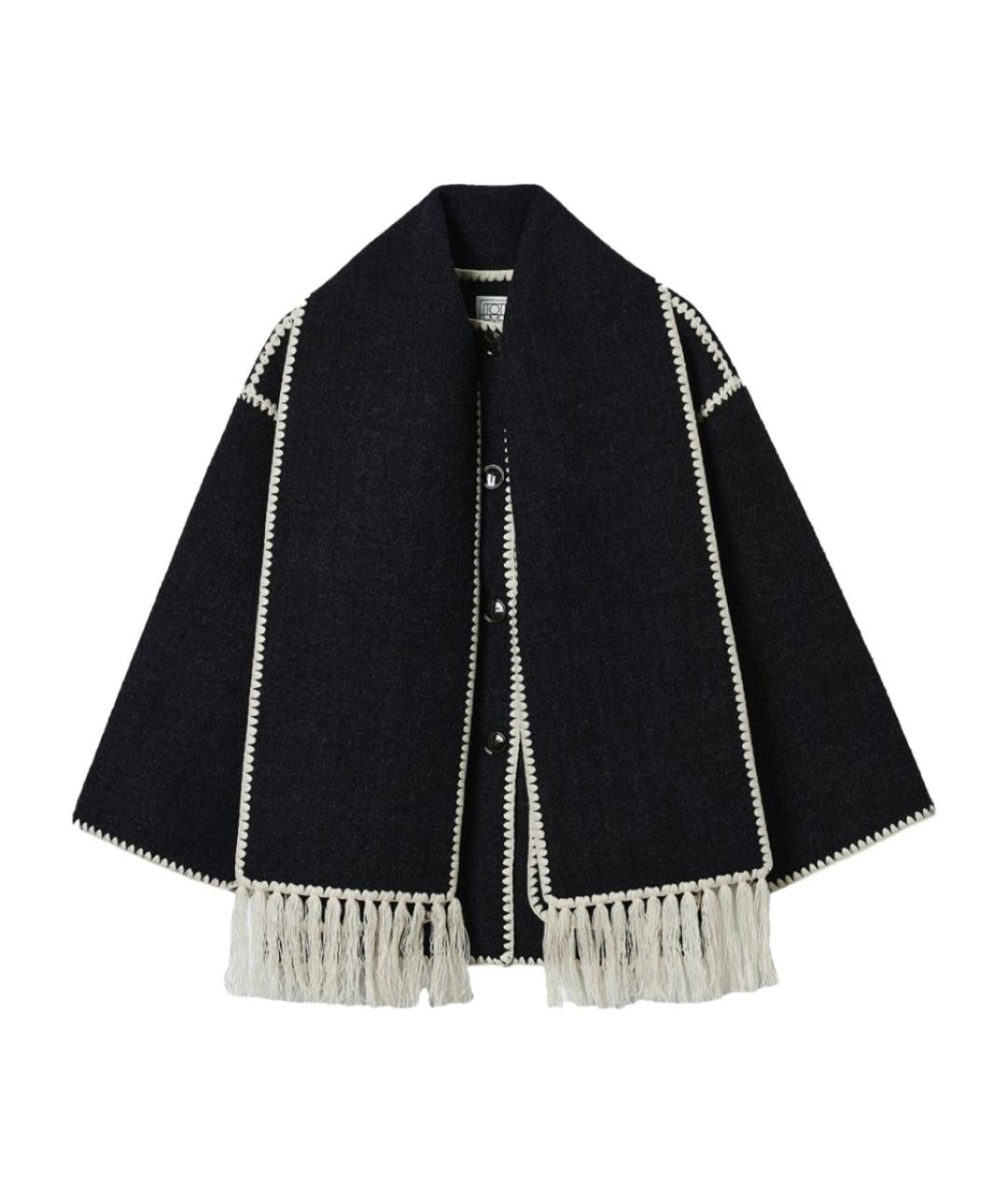 TOTEME Серое шерстяное пальто, фото 1