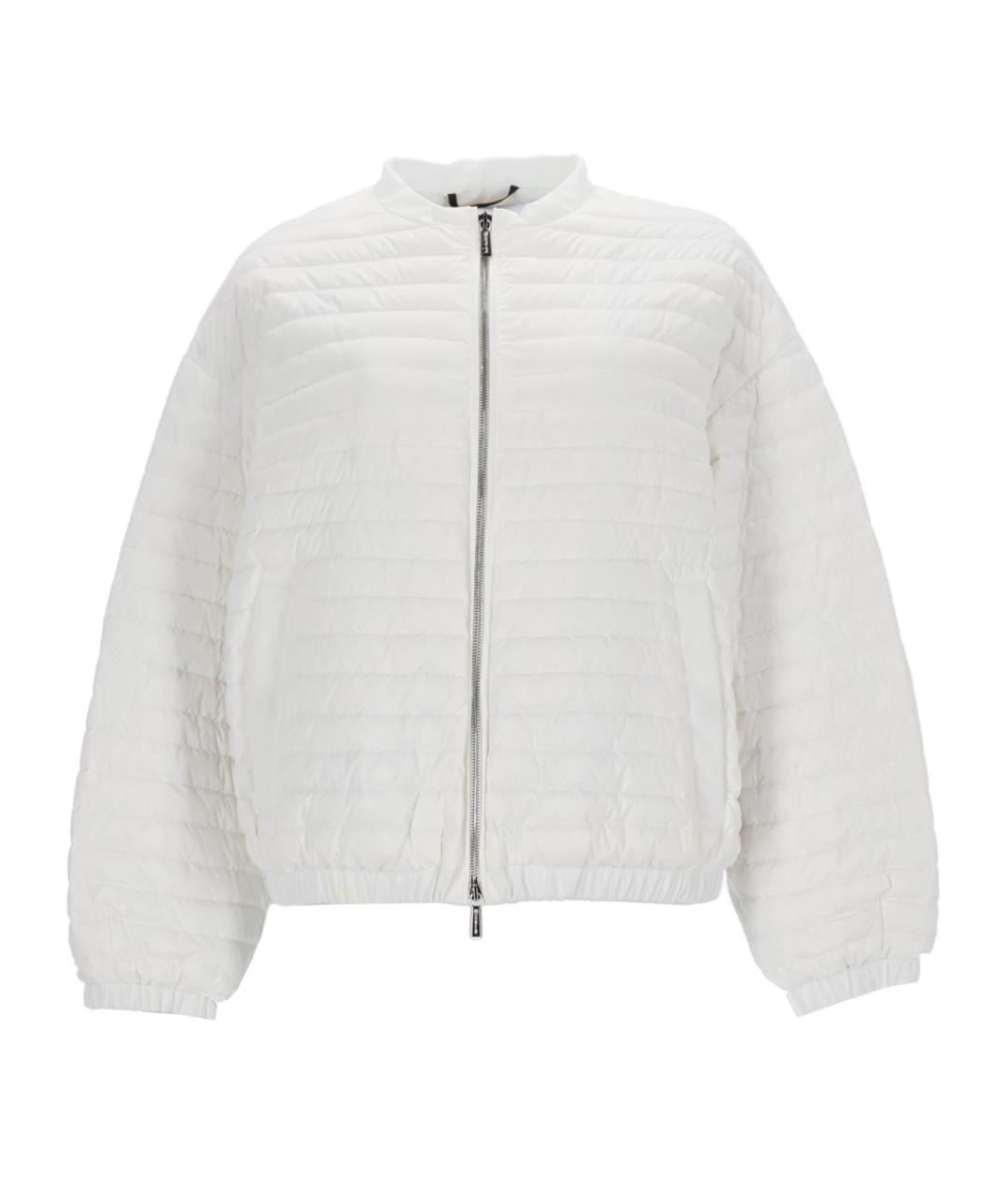 MOORER Белая полиамидовая куртка, фото 1