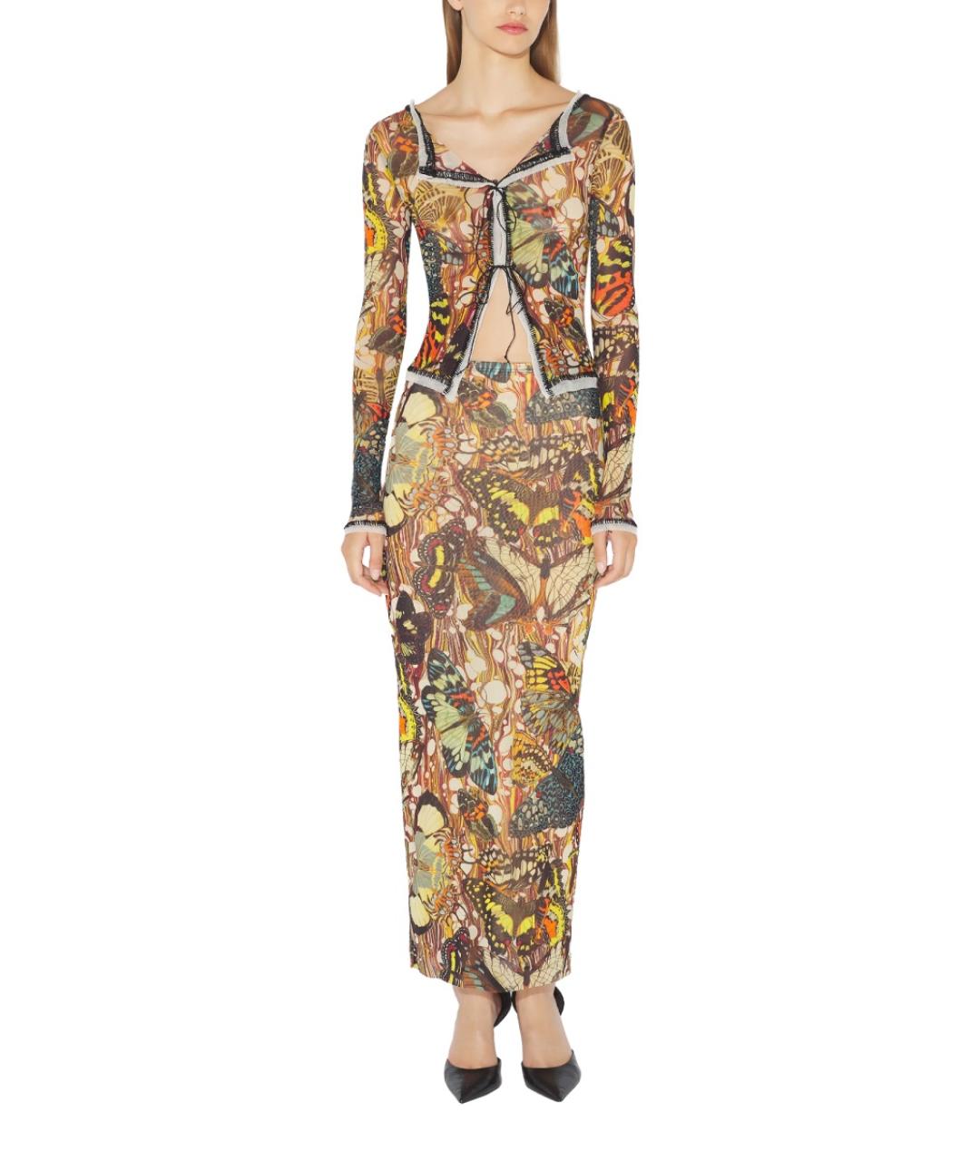 JEAN PAUL GAULTIER Мульти полиамидовый кардиган, фото 2