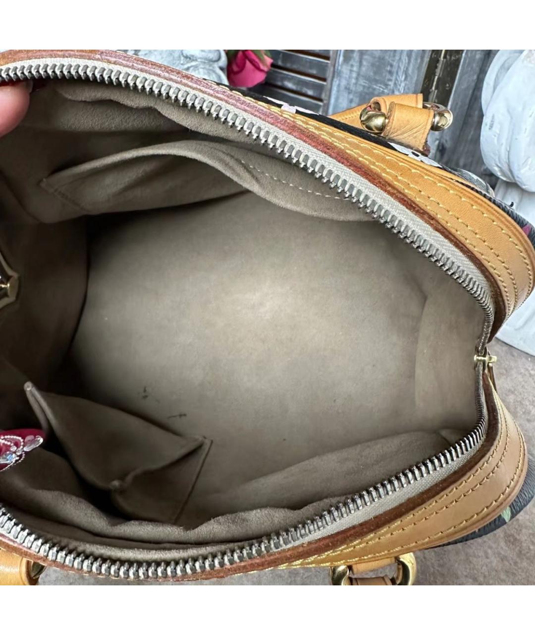 LOUIS VUITTON Черная сумка с короткими ручками, фото 8