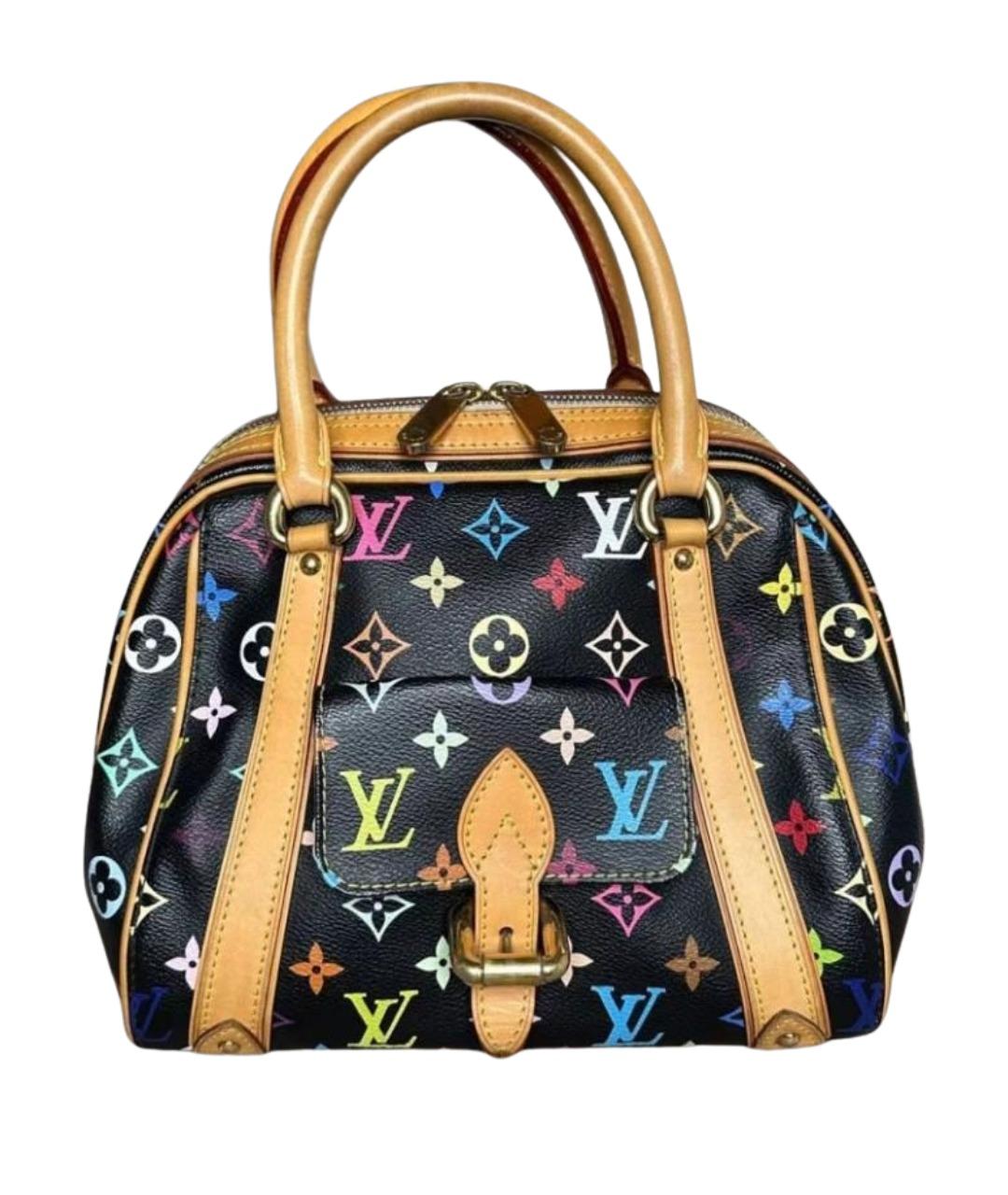 LOUIS VUITTON Черная сумка с короткими ручками, фото 1