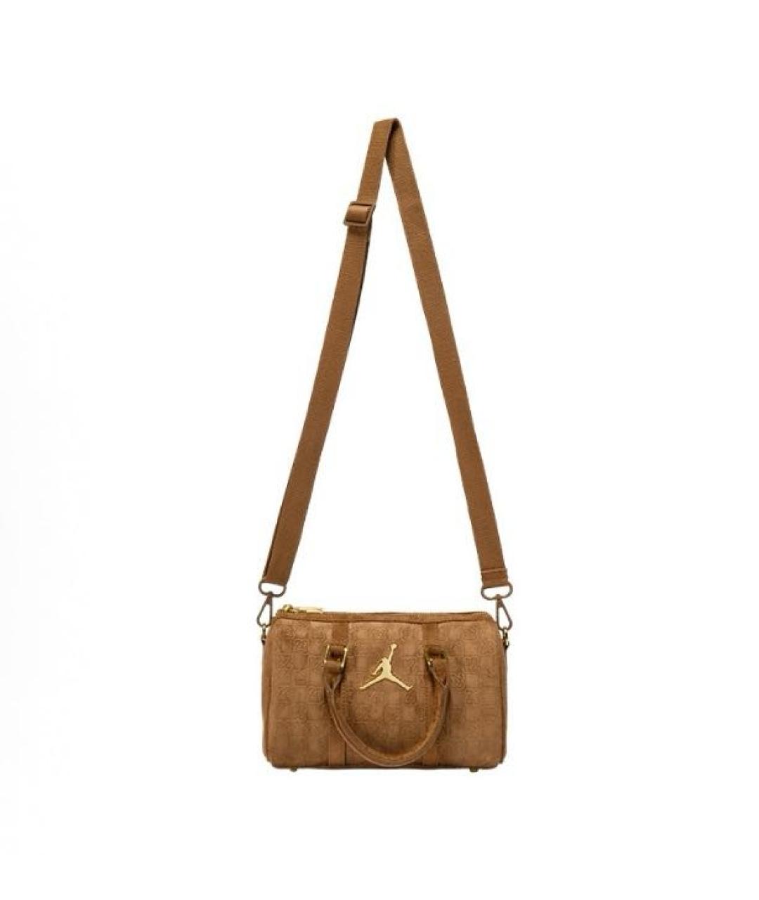 JORDAN Коричневая дорожная/спортивная сумка, фото 5