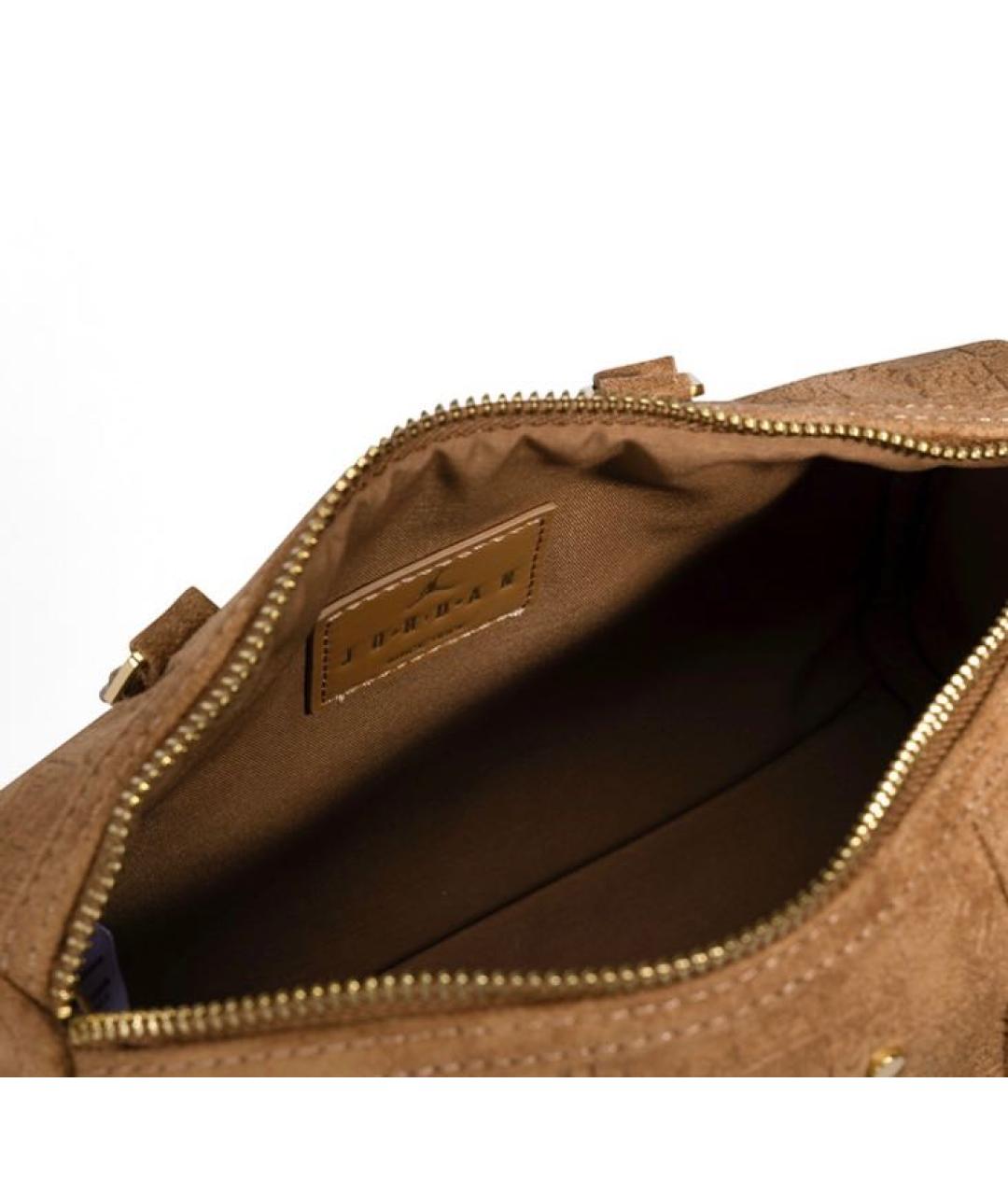JORDAN Коричневая дорожная/спортивная сумка, фото 4