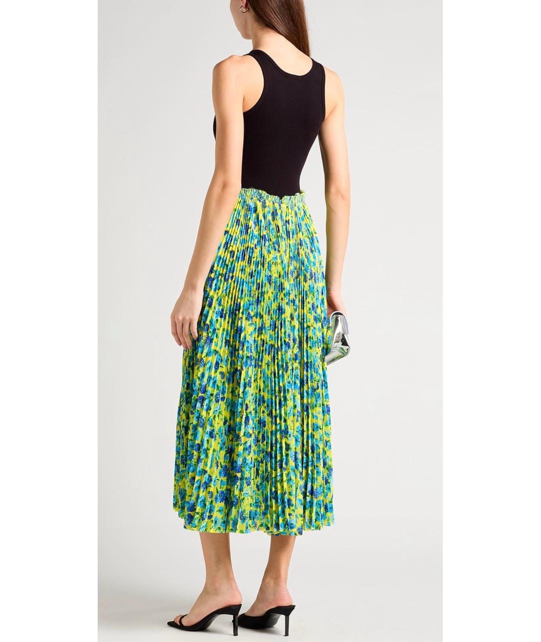 BALENCIAGA Мульти полиэстеровое коктейльное платье, фото 3