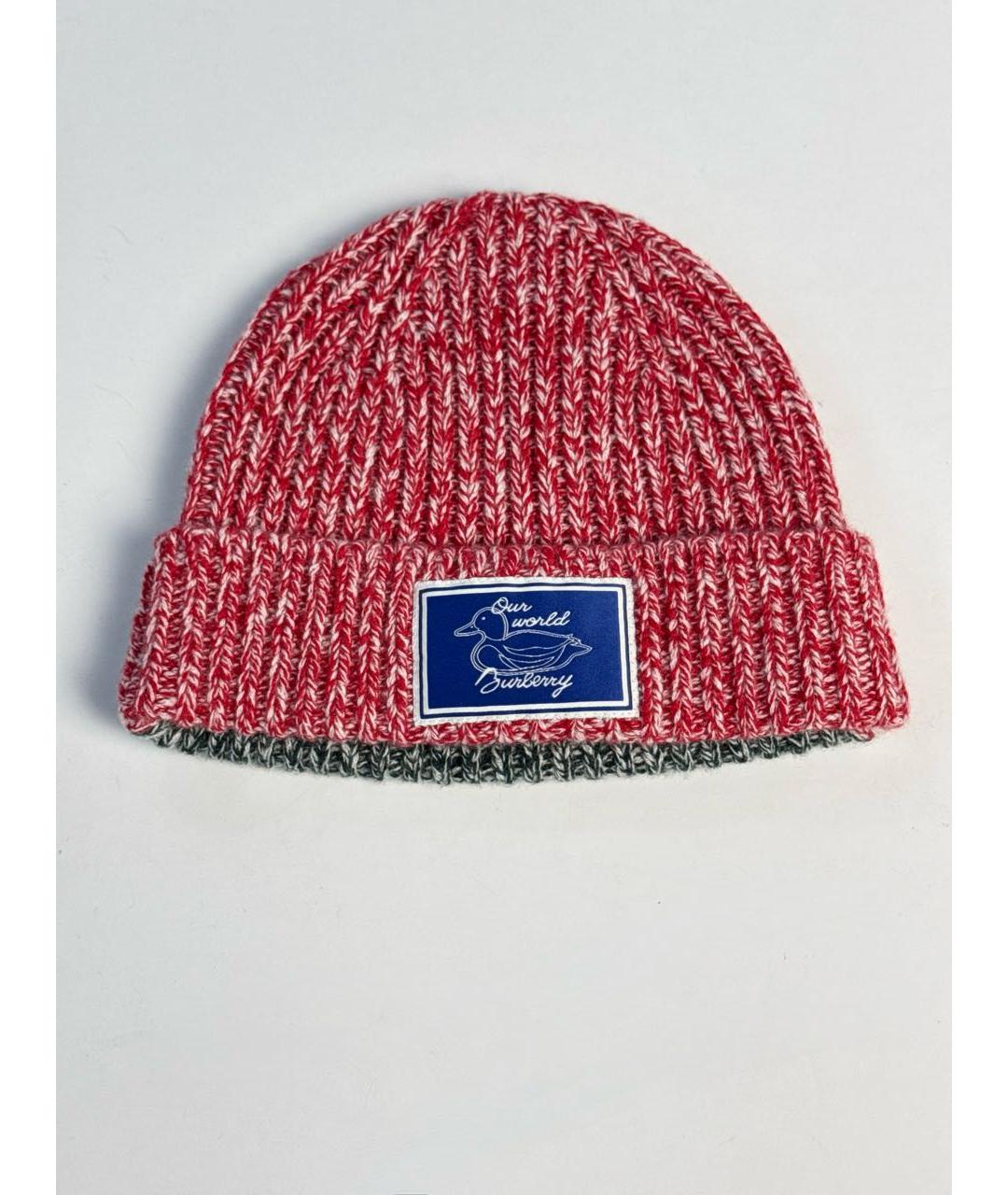 BURBERRY Мульти кашемировая шапка, фото 6