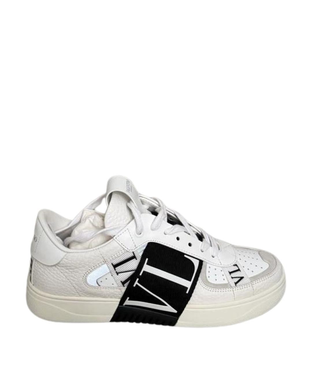 VALENTINO Белые кожаные кроссовки, фото 1