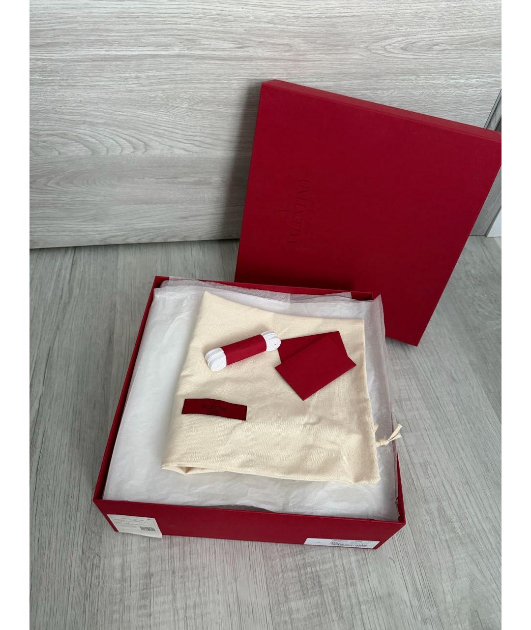 VALENTINO Белые кожаные кроссовки, фото 7