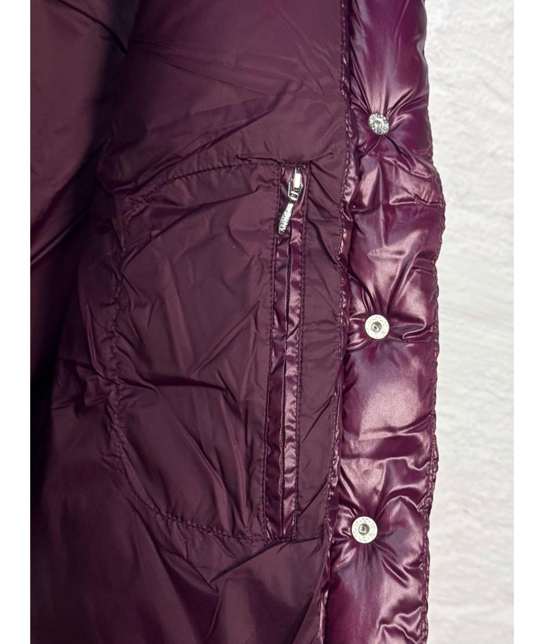 DKNY Бордовый полиэстеровый жилет, фото 6