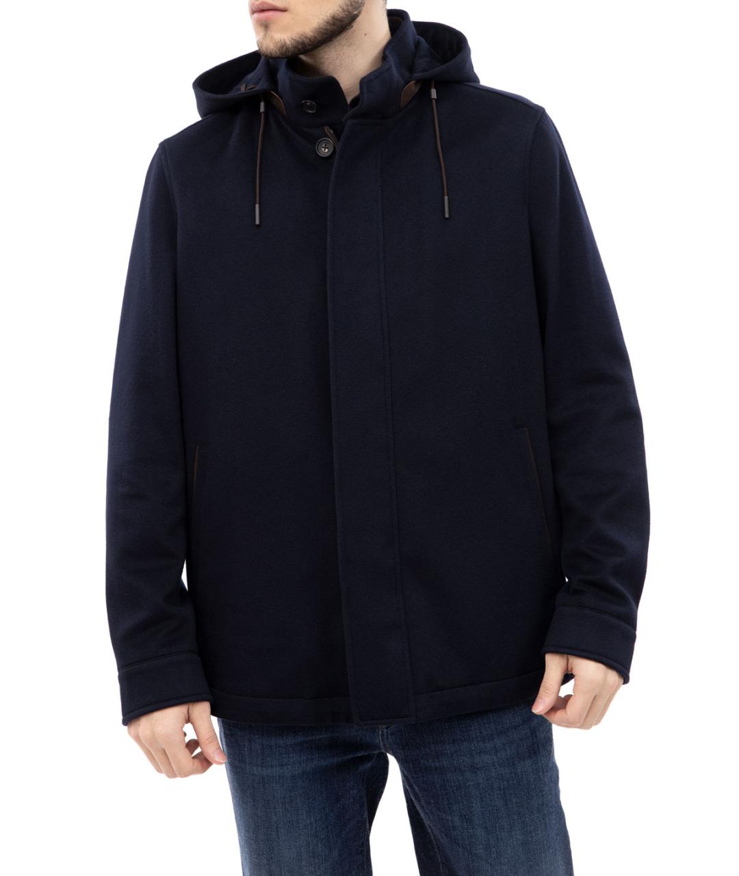 ZEGNA Синяя кашемировая куртка, фото 1