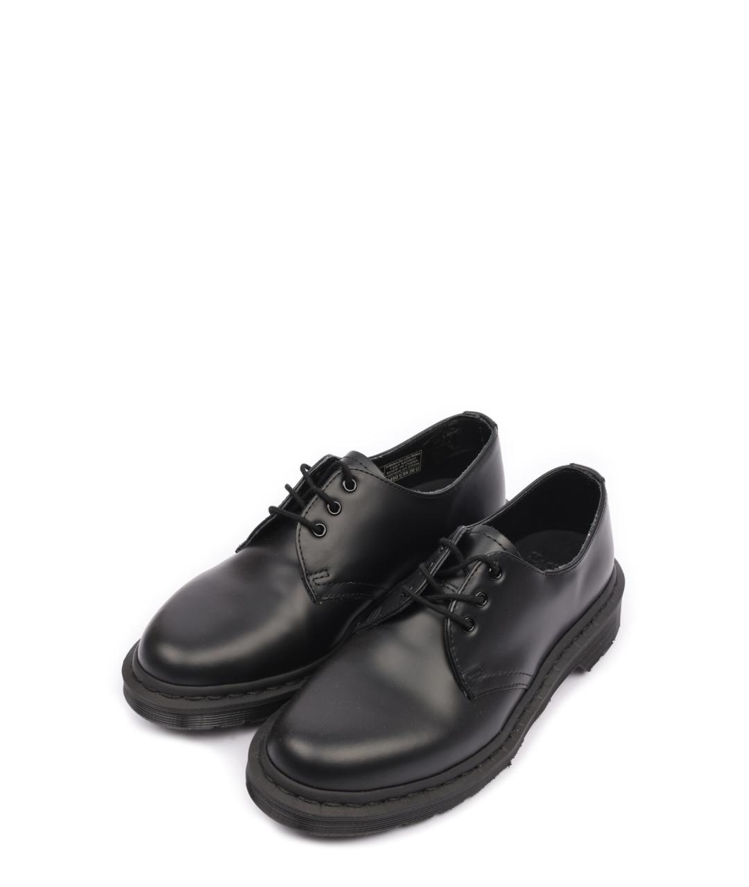 DR. MARTENS Черные кожаные туфли, фото 2