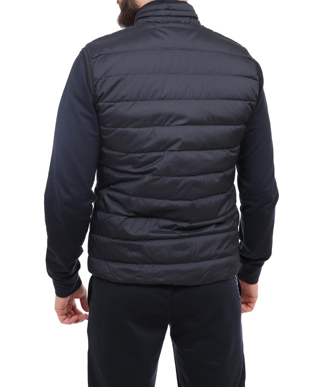 EA7 Синий полиэстеровый жилет, фото 4