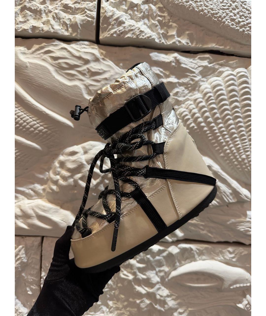 MOON BOOT Бежевые ботинки, фото 3