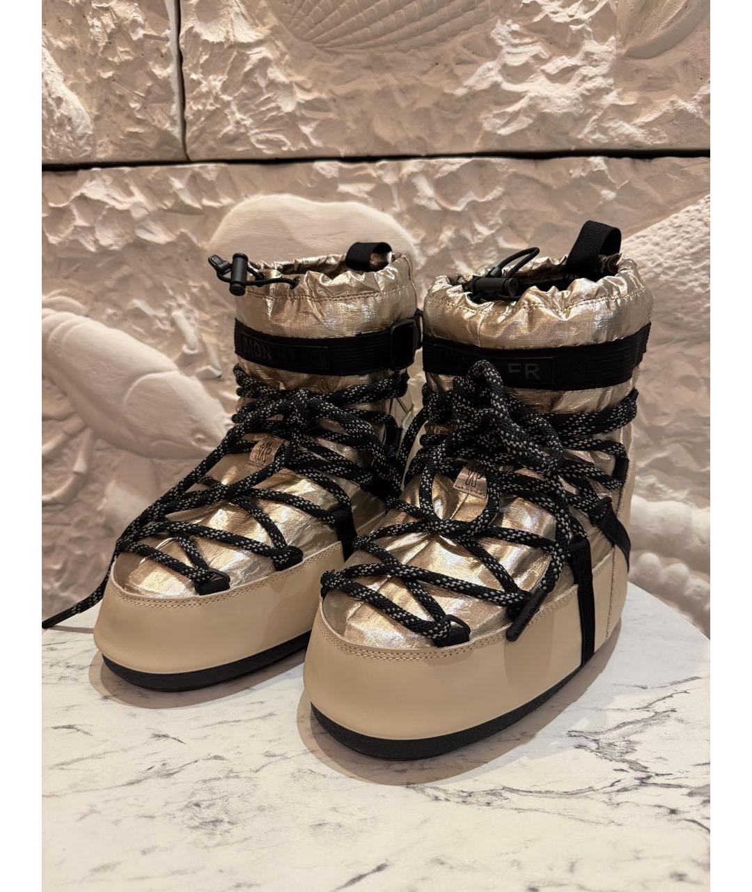 MOON BOOT Бежевые ботинки, фото 2