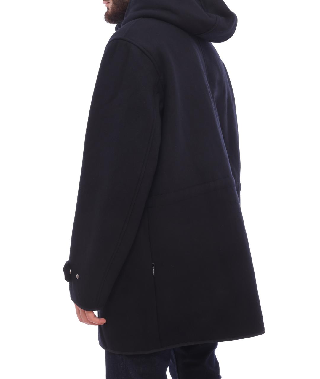 ARMANI EXCHANGE Темно-синяя шерстяная куртка, фото 2