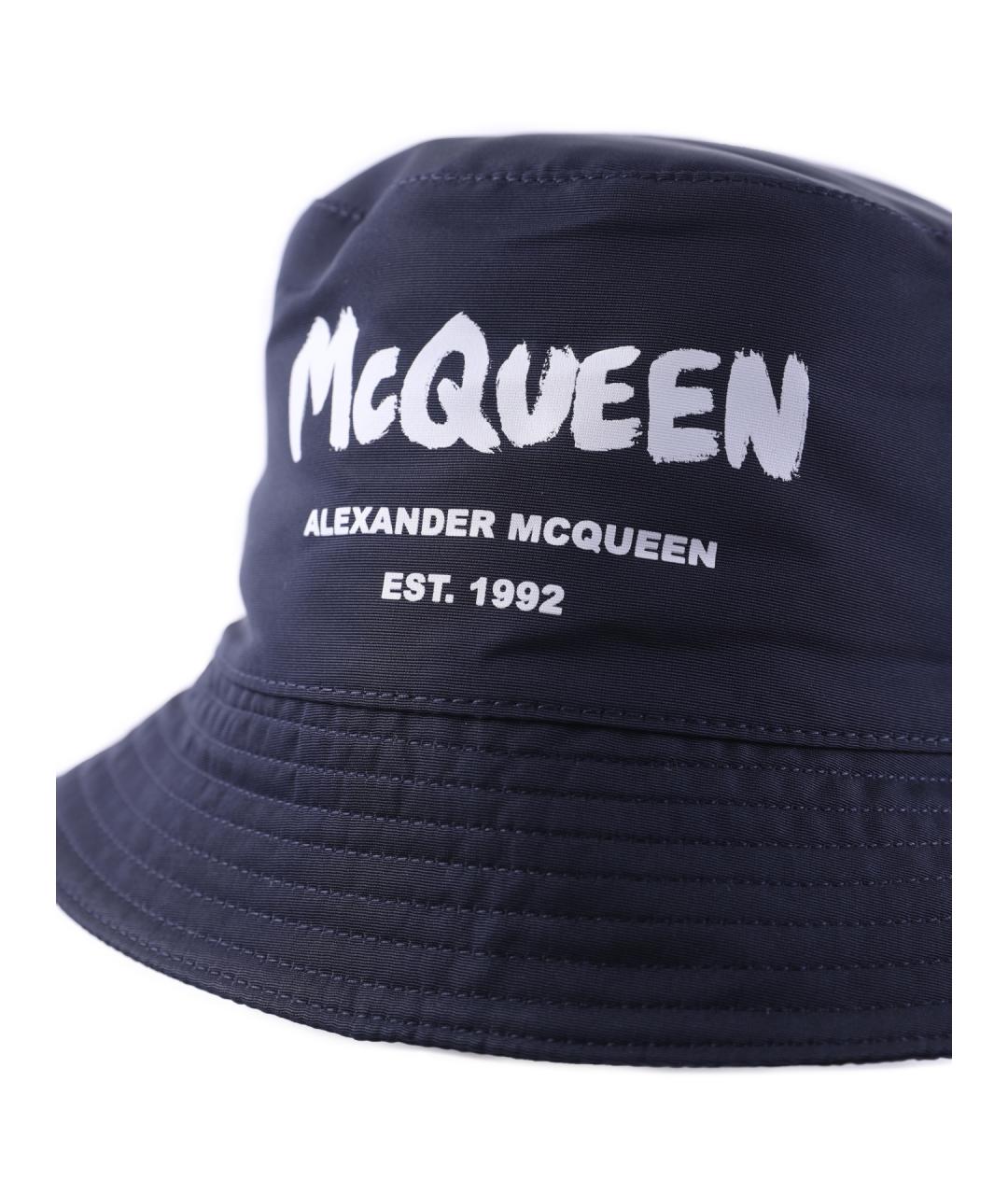 ALEXANDER MCQUEEN Темно-синяя шляпа, фото 4