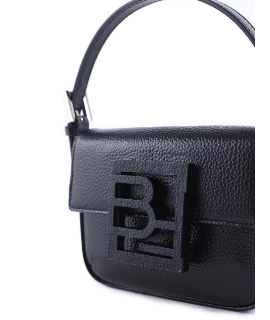 BY FAR Черная кожаная сумка с короткими ручками, фото 3
