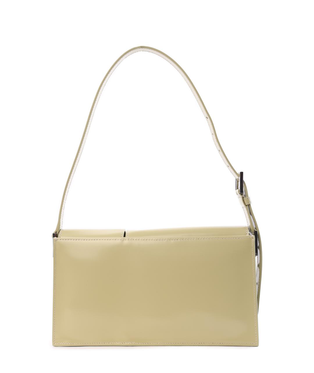 BY FAR Желтая сумка через плечо из лакированной кожи, фото 3
