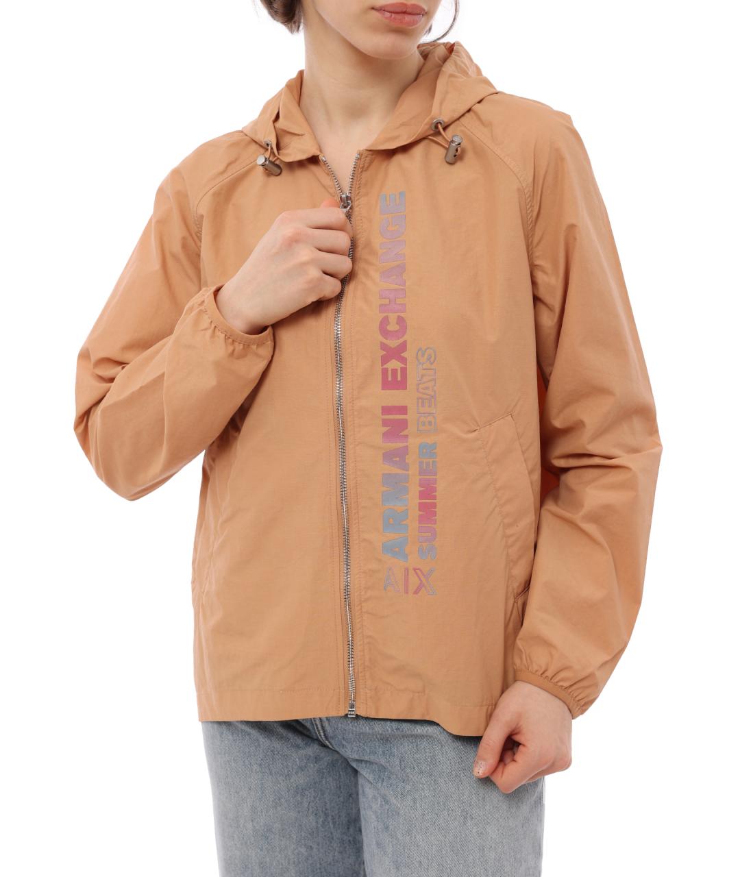 ARMANI EXCHANGE Бежевая полиамидовая куртка, фото 1