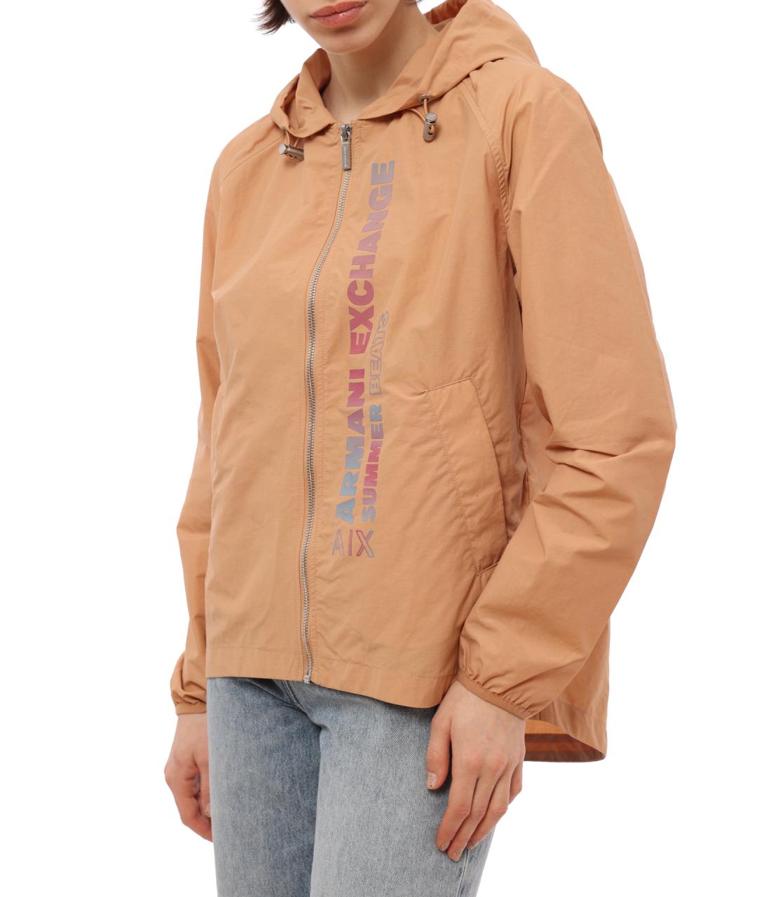 ARMANI EXCHANGE Бежевая полиамидовая куртка, фото 3