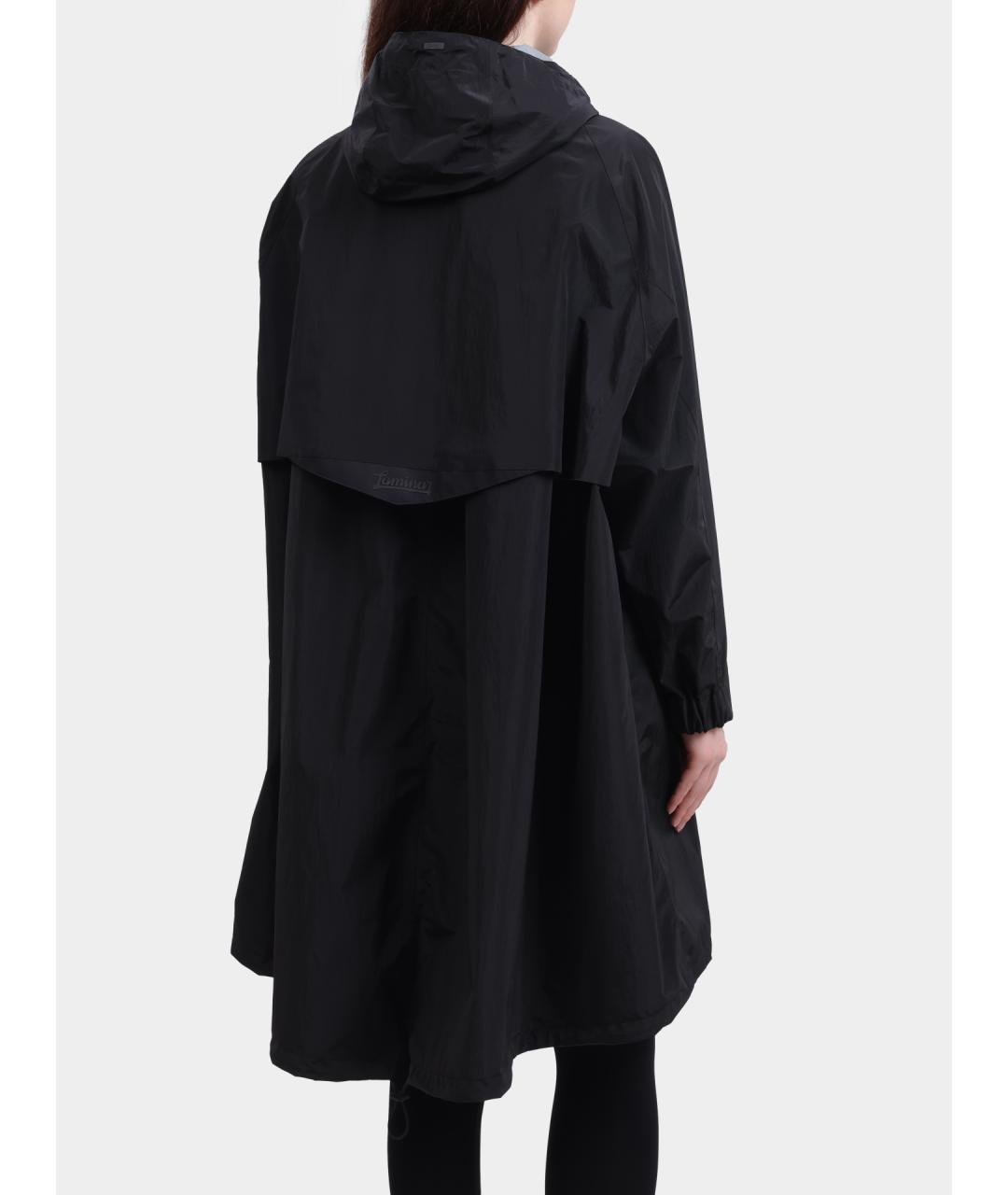 HERNO Черный полиамидовый тренч/плащ, фото 3