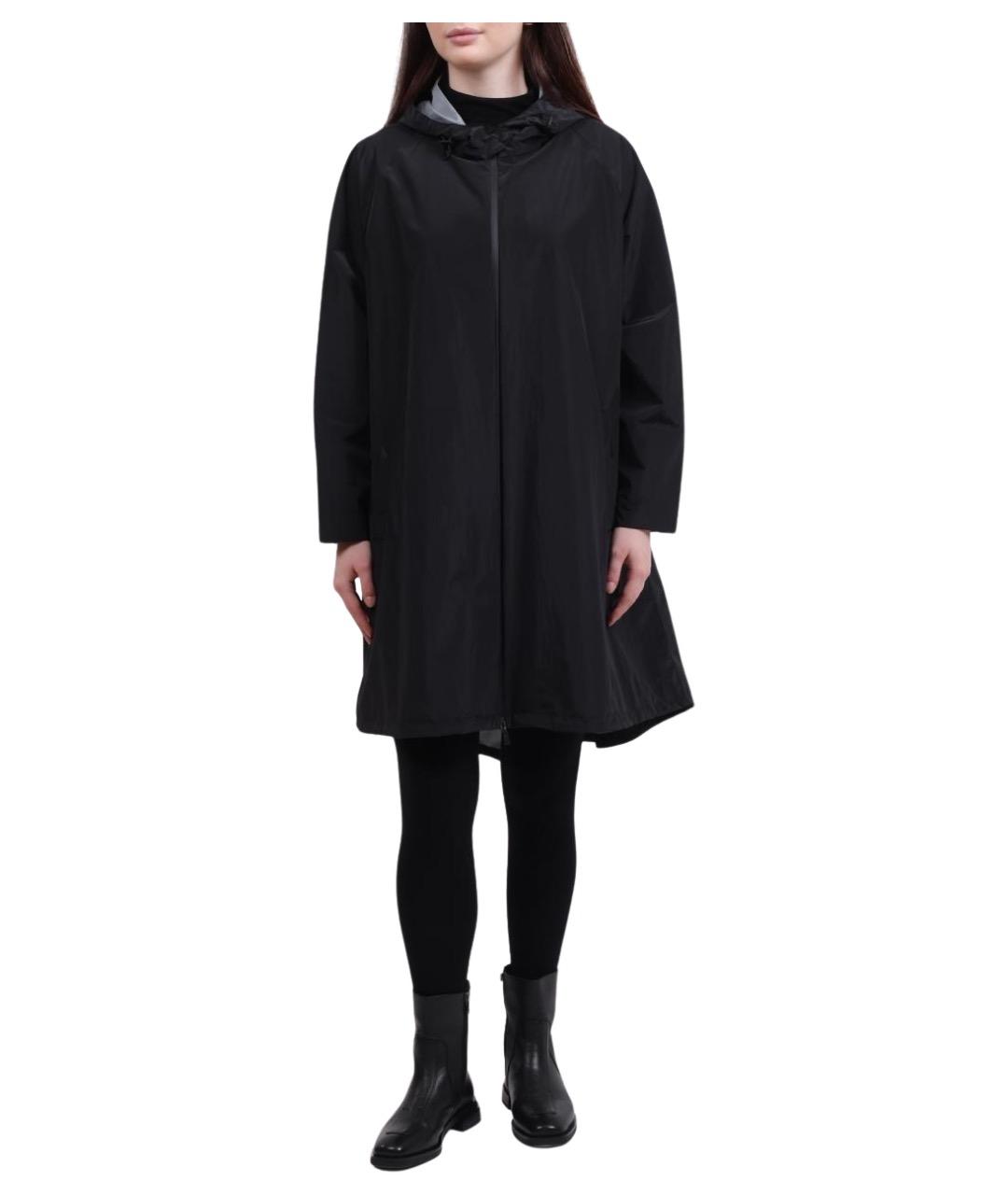 HERNO Черный полиамидовый тренч/плащ, фото 1