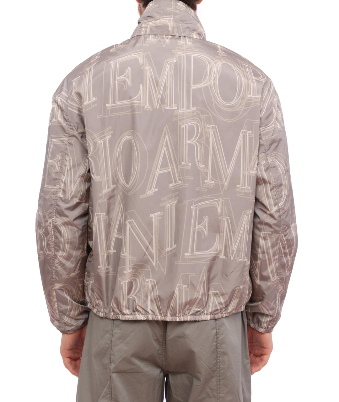 EMPORIO ARMANI Бежевая полиамидовая куртка, фото 5