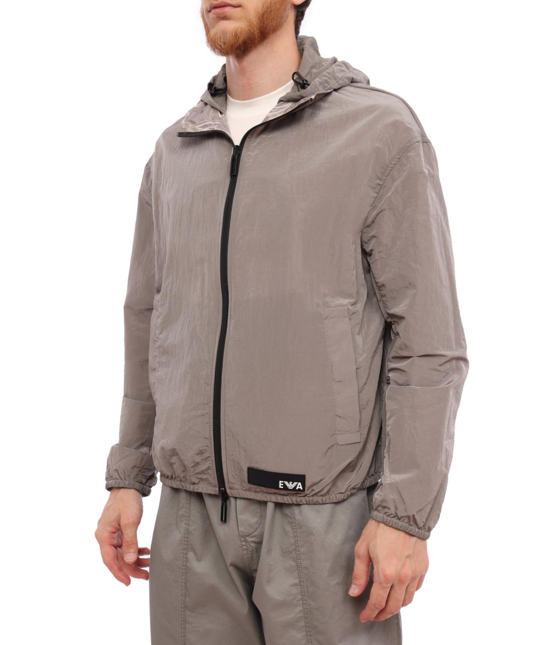 EMPORIO ARMANI Бежевая полиамидовая куртка, фото 2