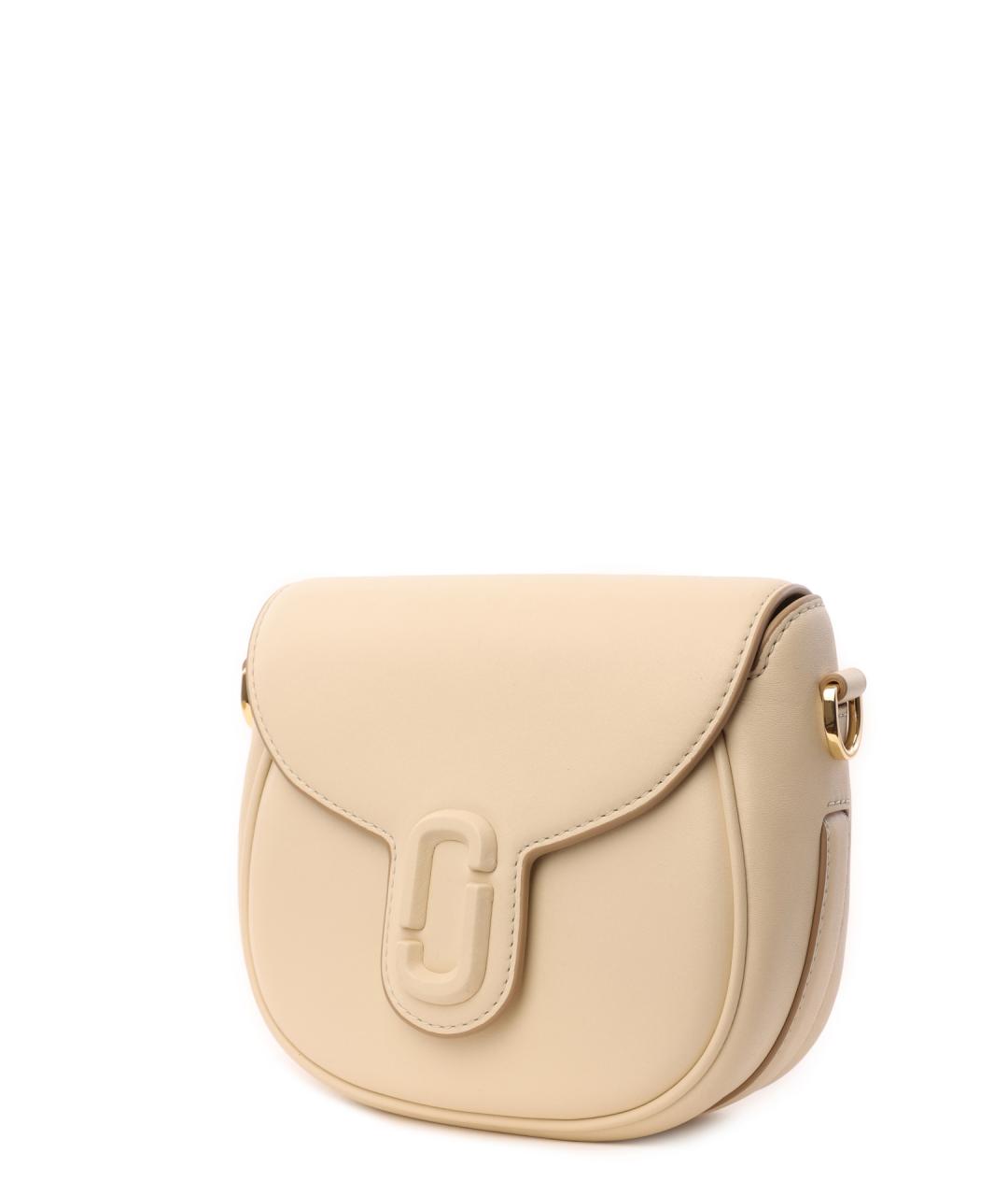 MARC JACOBS Бежевая кожаная сумка через плечо, фото 3