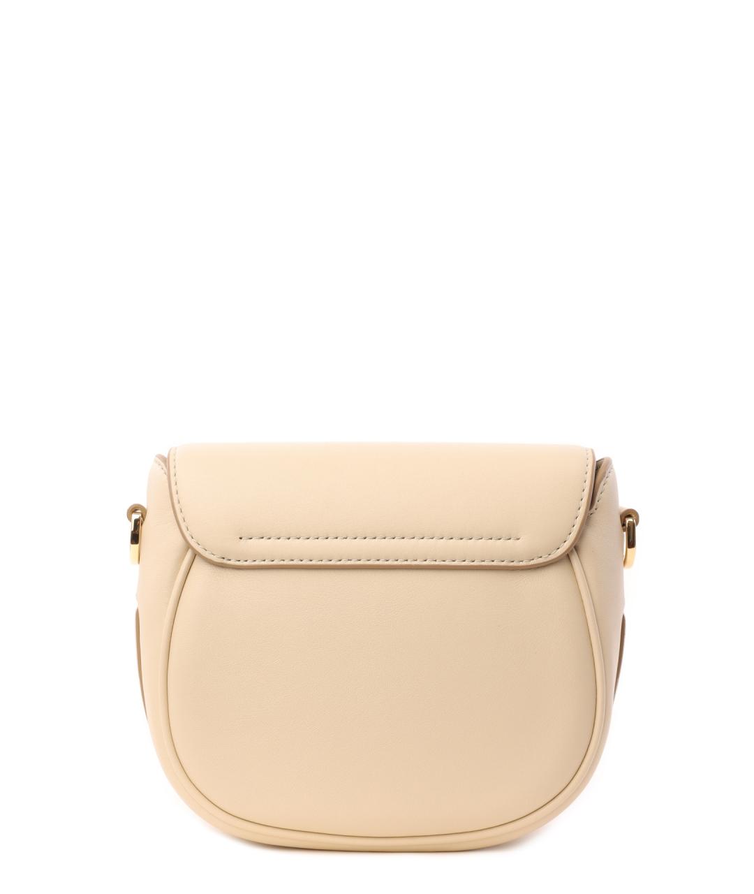 MARC JACOBS Бежевая кожаная сумка через плечо, фото 4