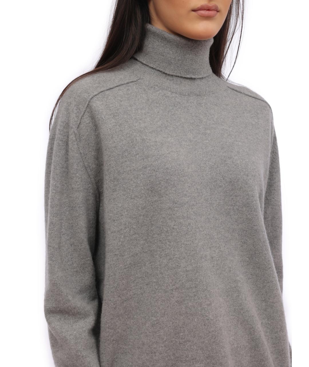 PESERICO Серая водолазка, фото 4