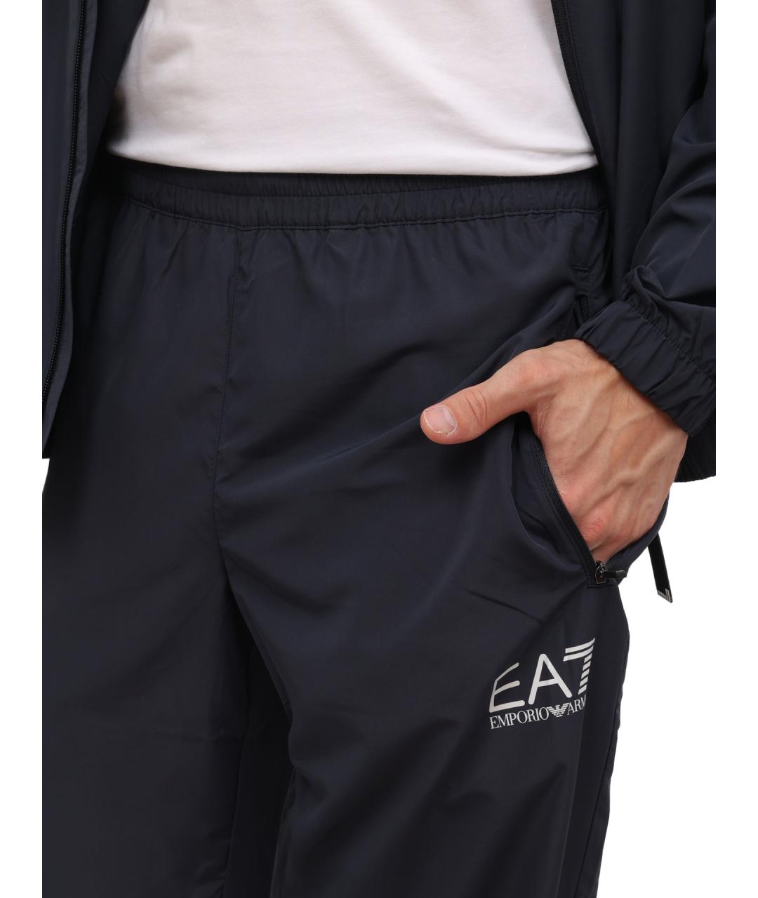 EA7 Синий повседневный костюм, фото 6