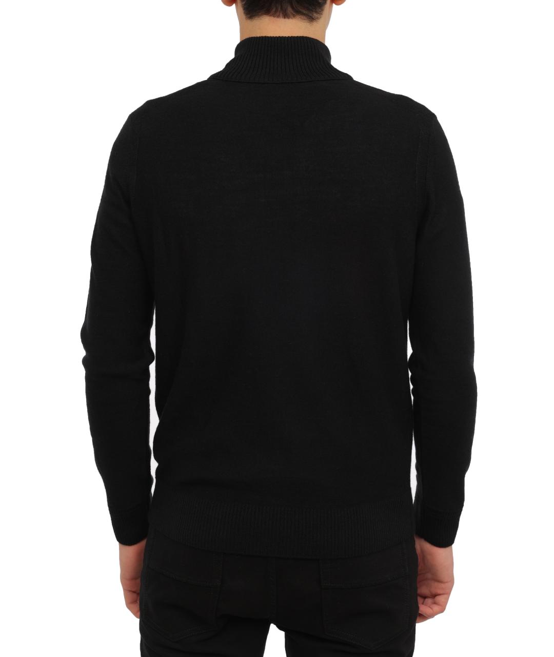 HUGO BOSS Черный шерстяной джемпер / свитер, фото 5