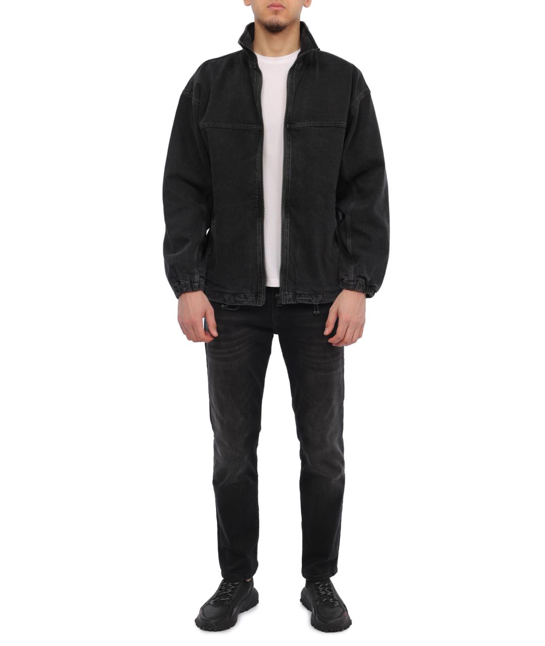 HUGO Антрацитовая хлопковая куртка, фото 2